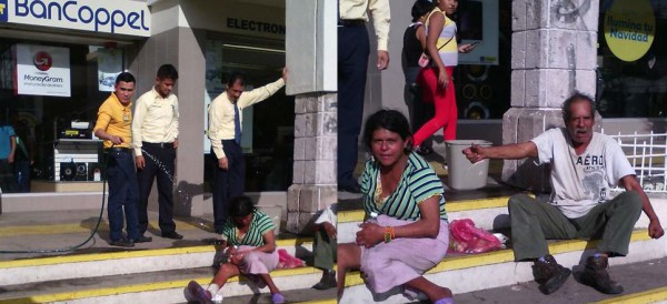 #Nayarit | Indigna en redes desalojo de indigentes afuera de tienda Coppel.-Noticias La Paz