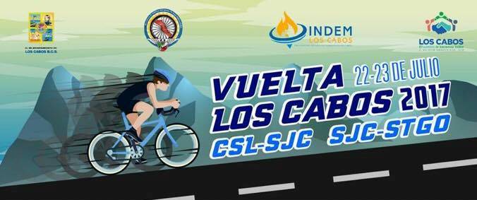 Invita el IMD a la carrera de ciclismo «Vuelta Los Cabos 2017» en CSL y San José del Cabo.