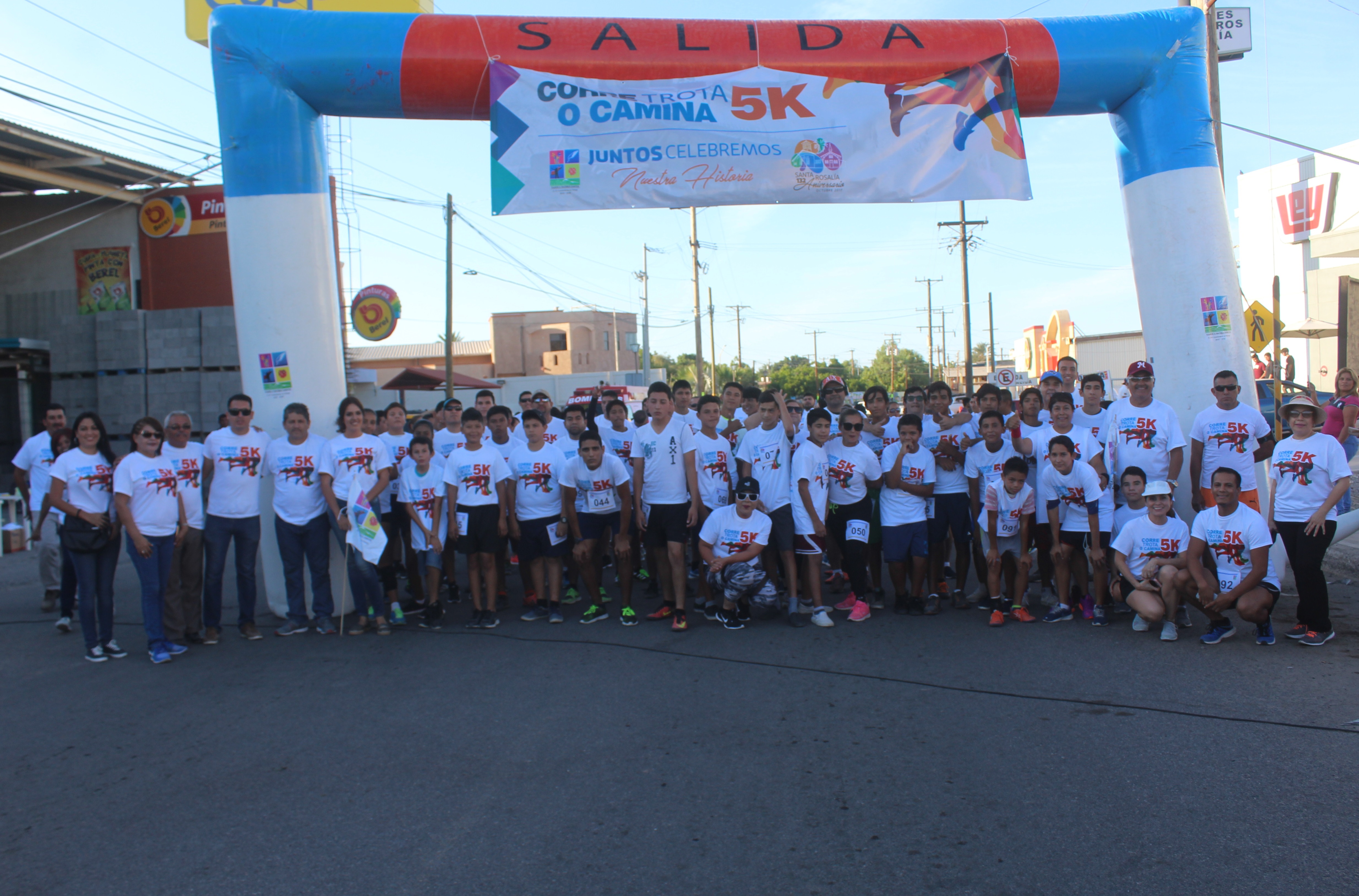 Por segúndo año consecutivo se realizó la carrera «Corre, trota o camina» en Santa Rosalía