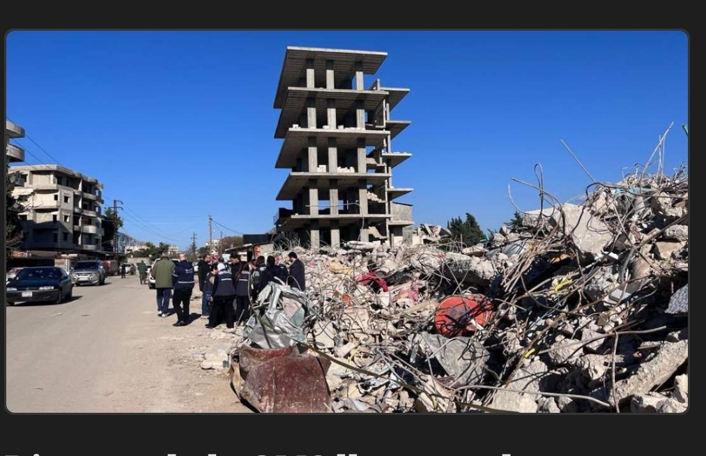 Director de la OMS lleva ayuda humanitaria a Siria y Turquía; van 25 mil 400 personas muertas