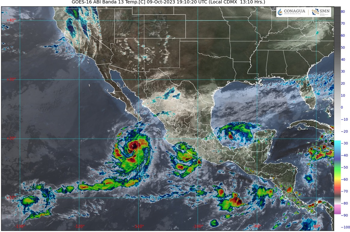 Tormenta Tropical Lidia se acerca a Baja California Sur: Último reporte de CONAGUA