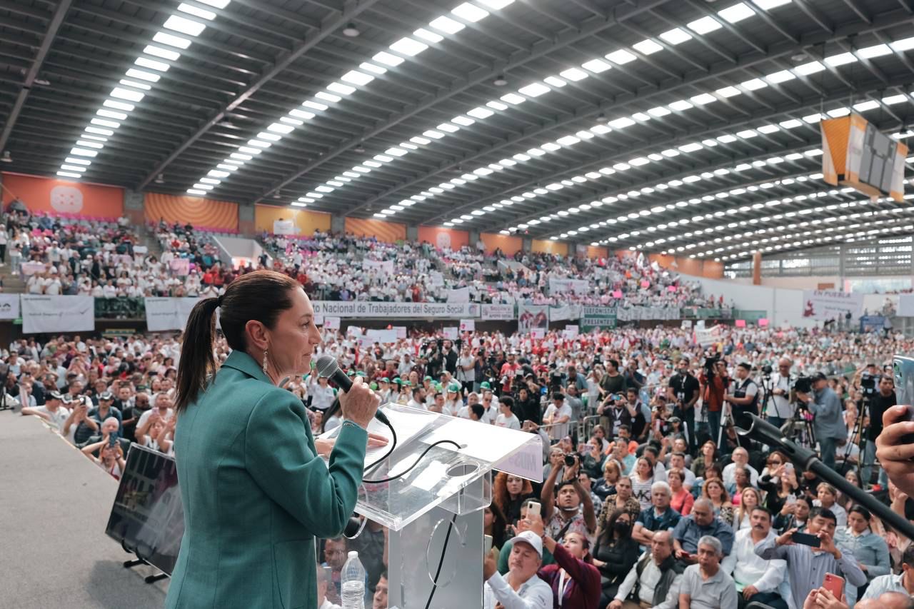 Sigamos avanzando en un México para los trabajadores y trabajadoras de nuestro país: Sheinbaum
