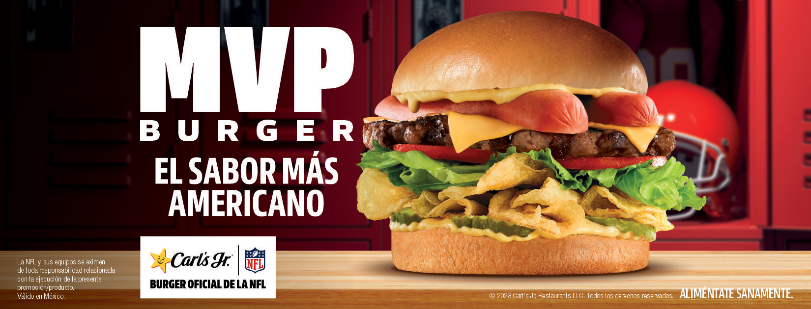 Directo al Salón de la Fama del sabor! Así es la nueva MVP Burger de Carl’s Jr.