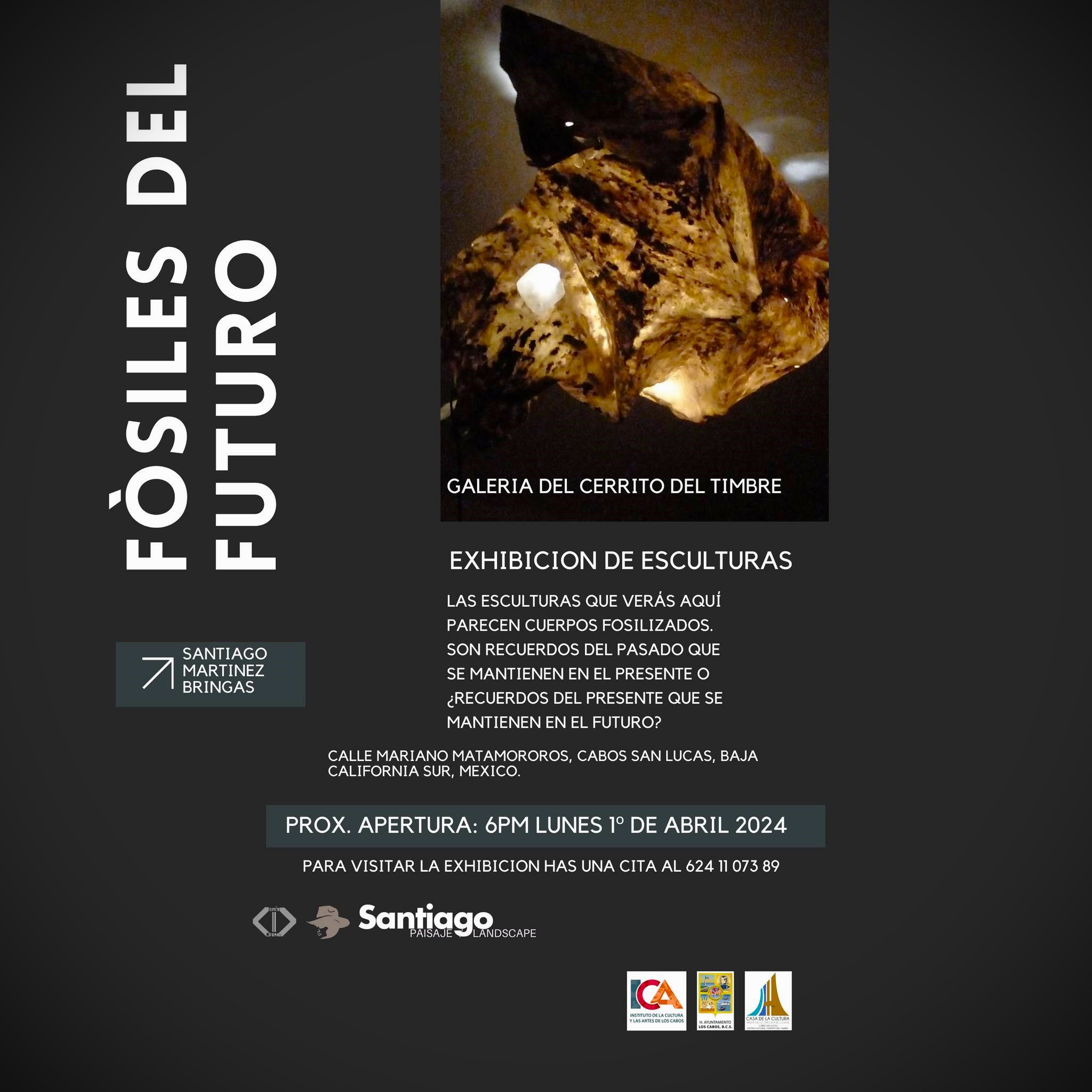 Instituto de Artes de Los Cabos invita a exhibición de esculturas «Fósiles del Futuro»