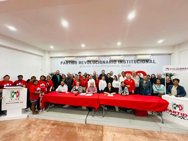 “Se registran fórmulas para renovar las dirigencias de los Comités Municipales en La Paz, Los Cabos, y  Comondú”: Dirigencia estatal del PRI BCS