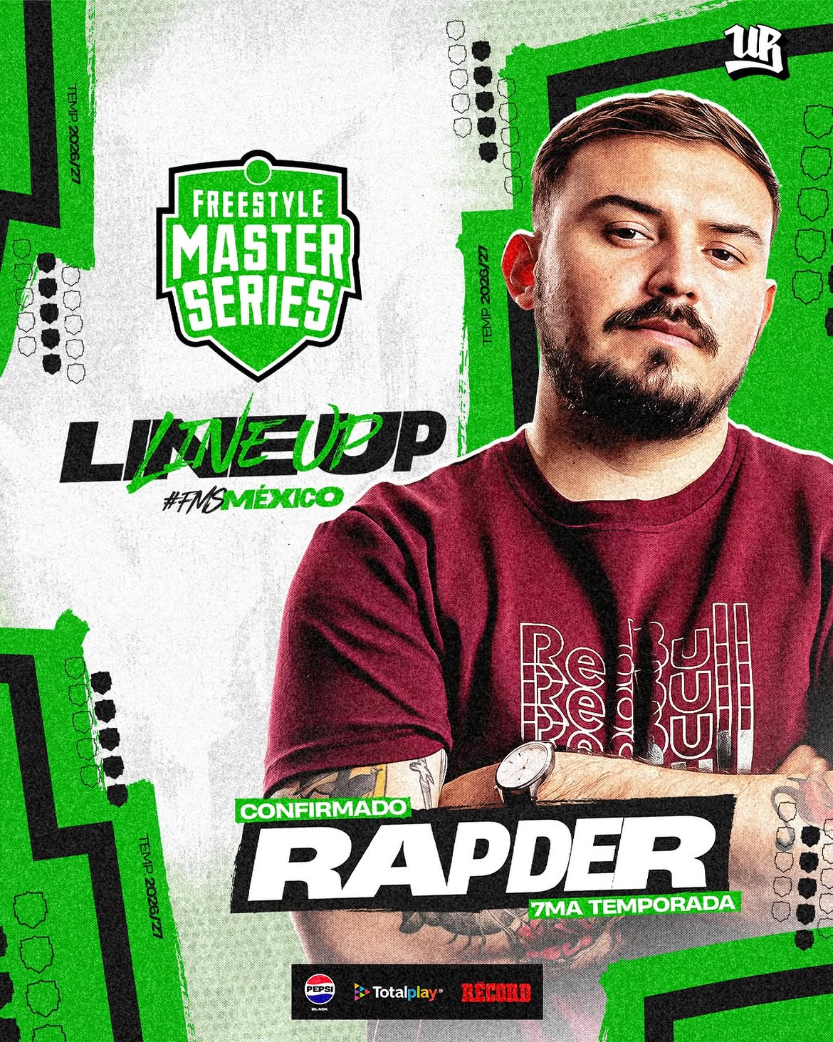 Rapder buscará otra corona en la nueva temporada de FMS México
