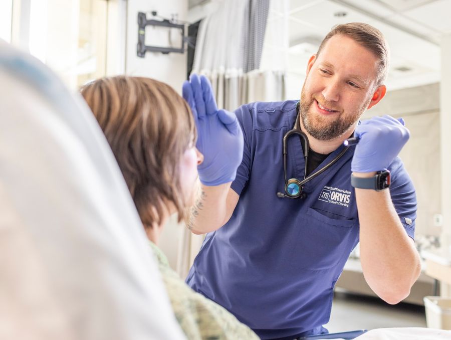 Nursing education photograph supplied with the accelerated degree announcement