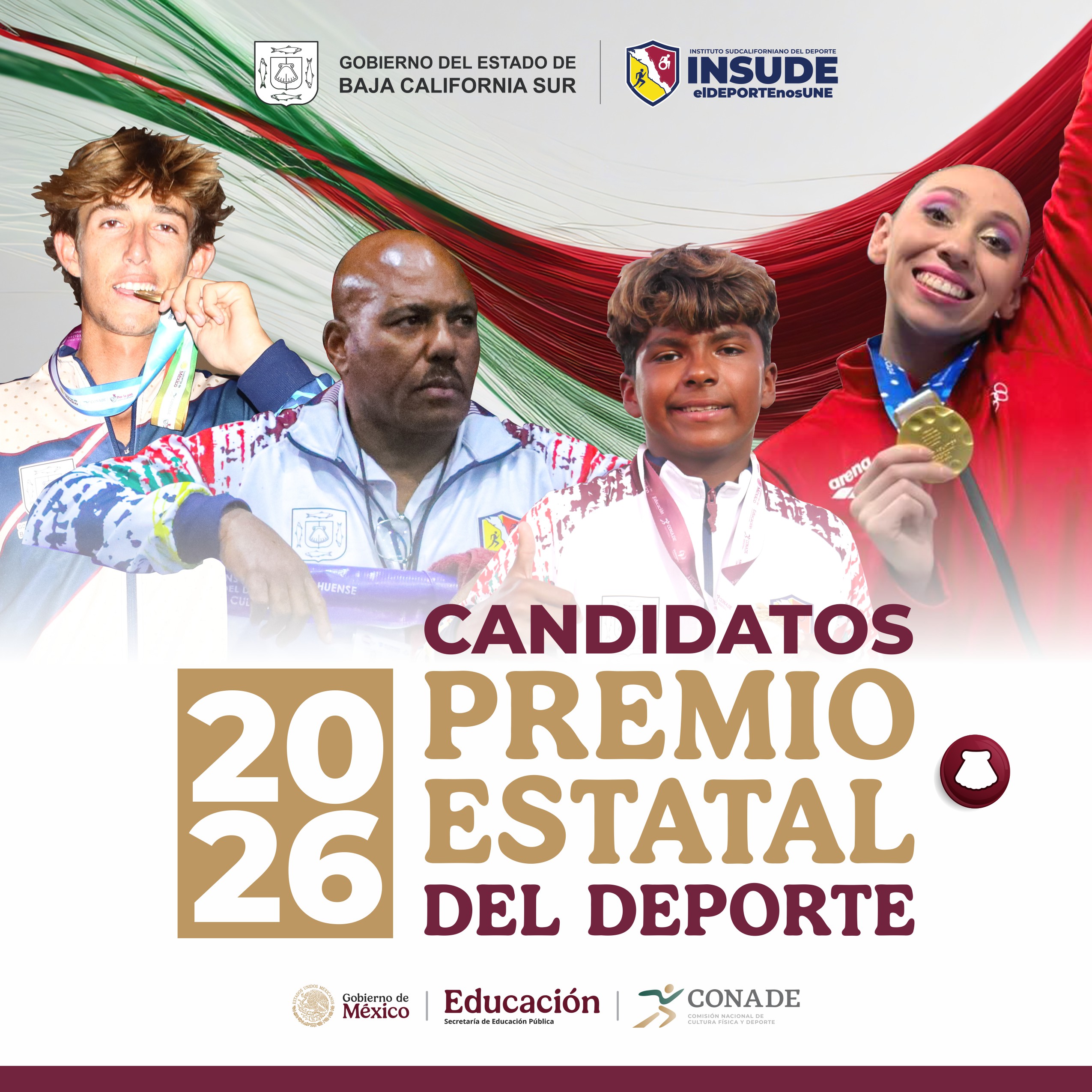 Premio Estatal del Deporte 2026 de BCS recibe 22 candidaturas