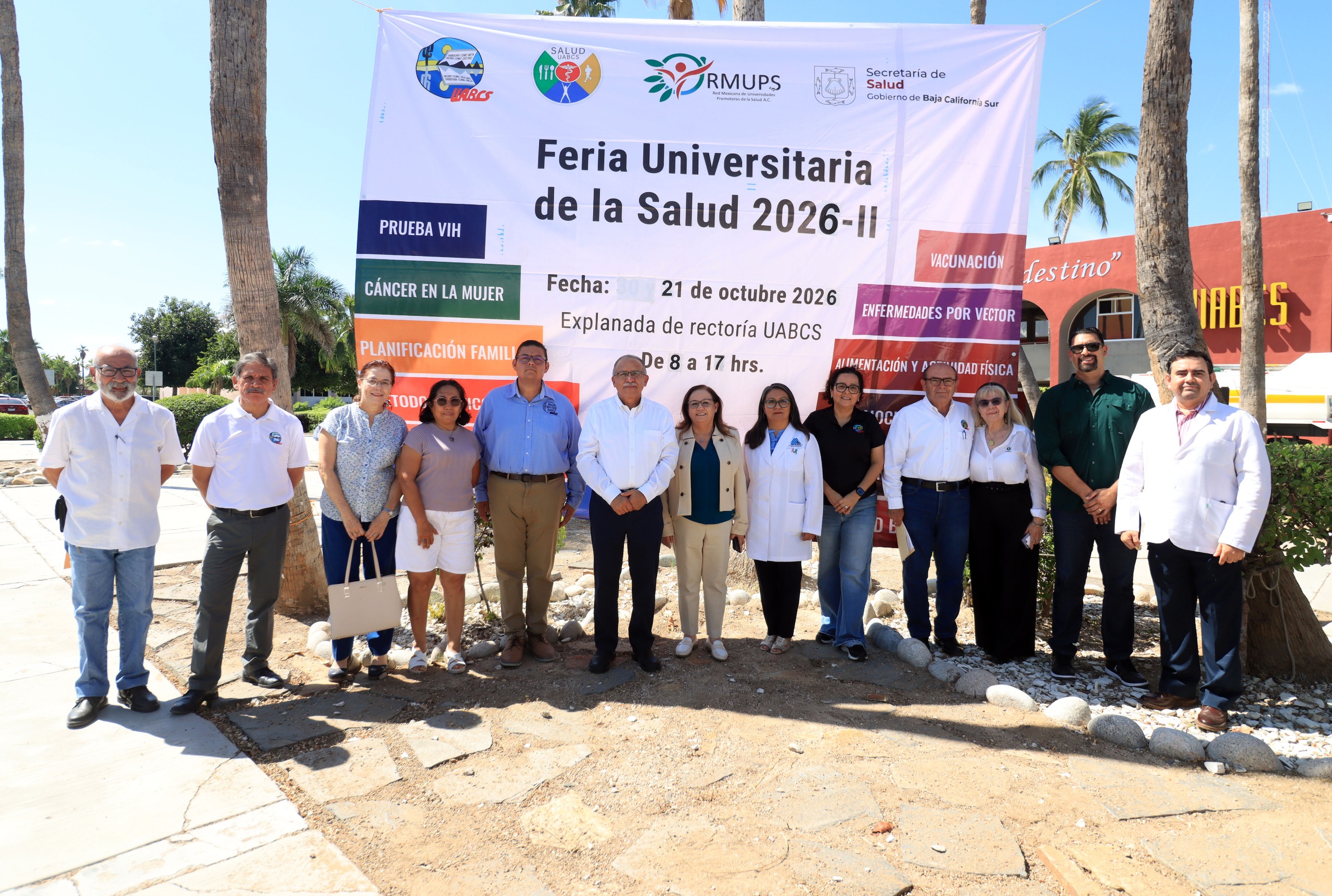 UABCS realizó Feria de la Salud con orientación y servicios preventivos