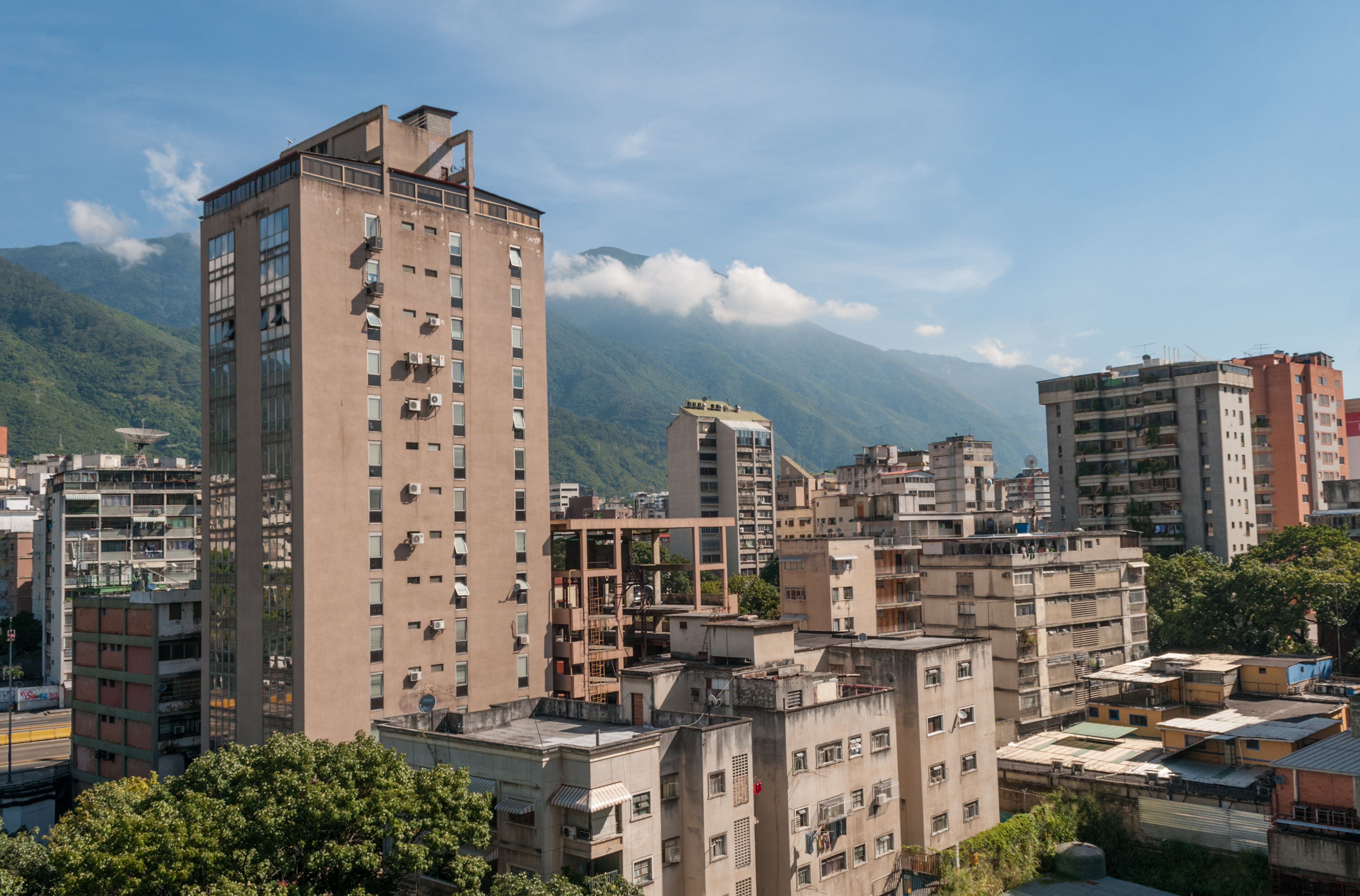 Panorámica de Caracas, Venezuela. Imagen de archivo.