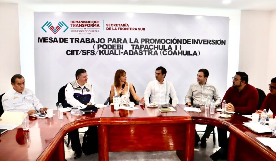 Reunión sobre propuesta agroindustrial en Tapachula I