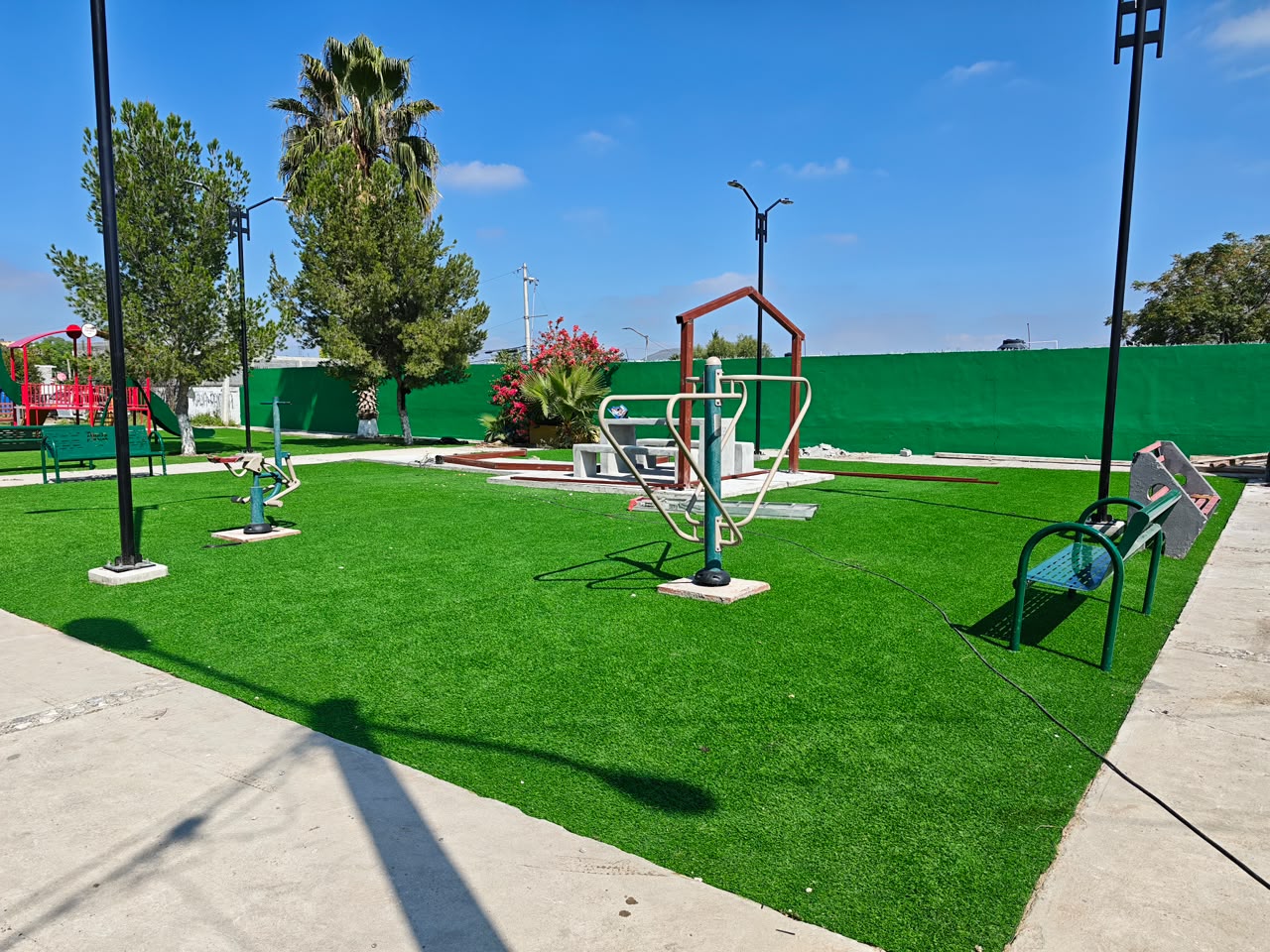 Rehabilitación de espacios públicos en Ramos Arizpe