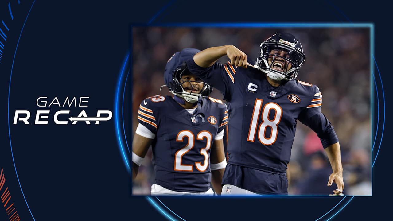 Bears vencen 30-24 a Patriots y llegan a cinco triunfos en la NFL