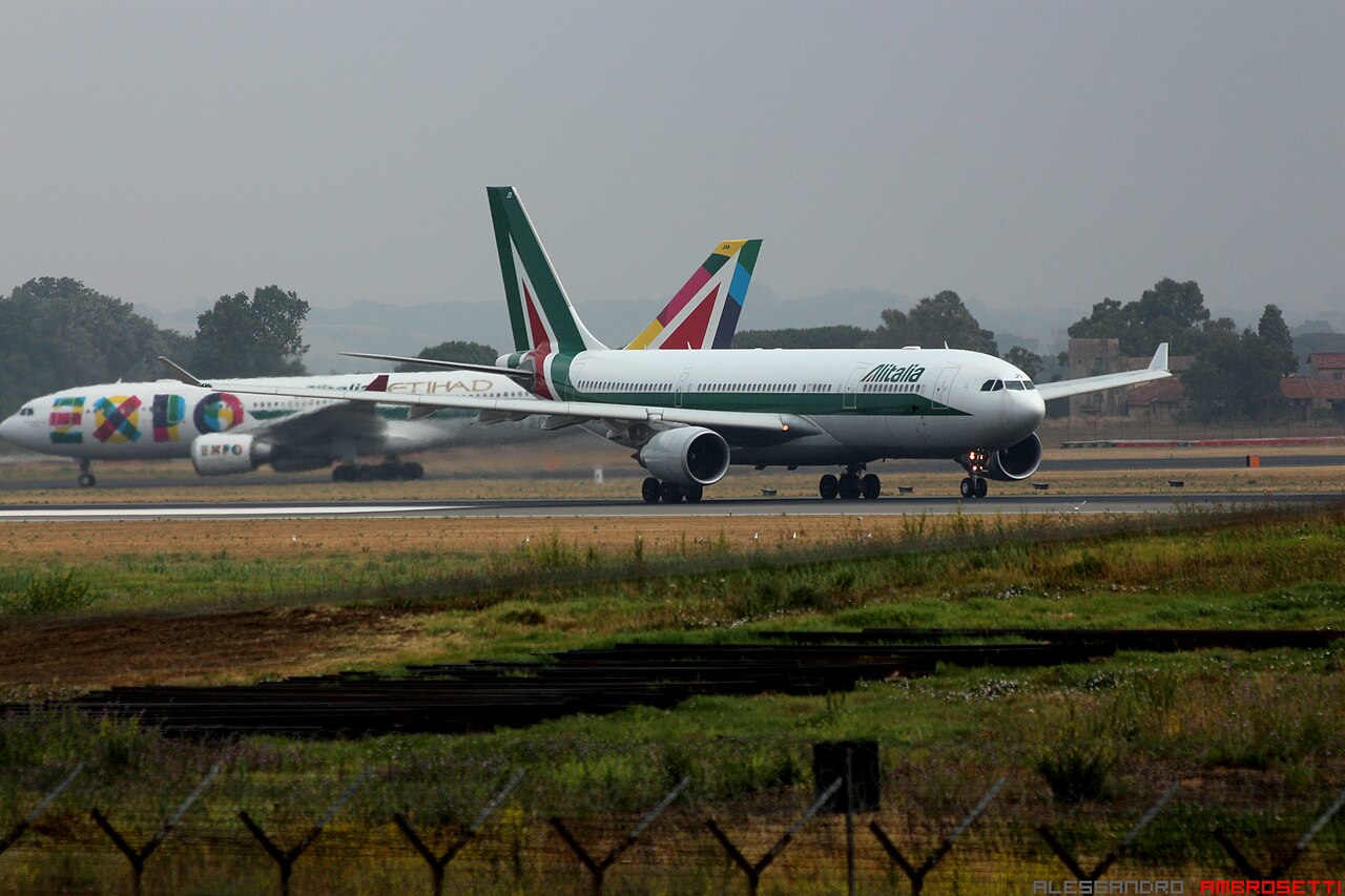 Fotografía de archivo: Airbus A330 of Alitalia at Fiumicino Airport (1).jpg. Imagen ilustrativa, no corresponde al hecho reseñado.
