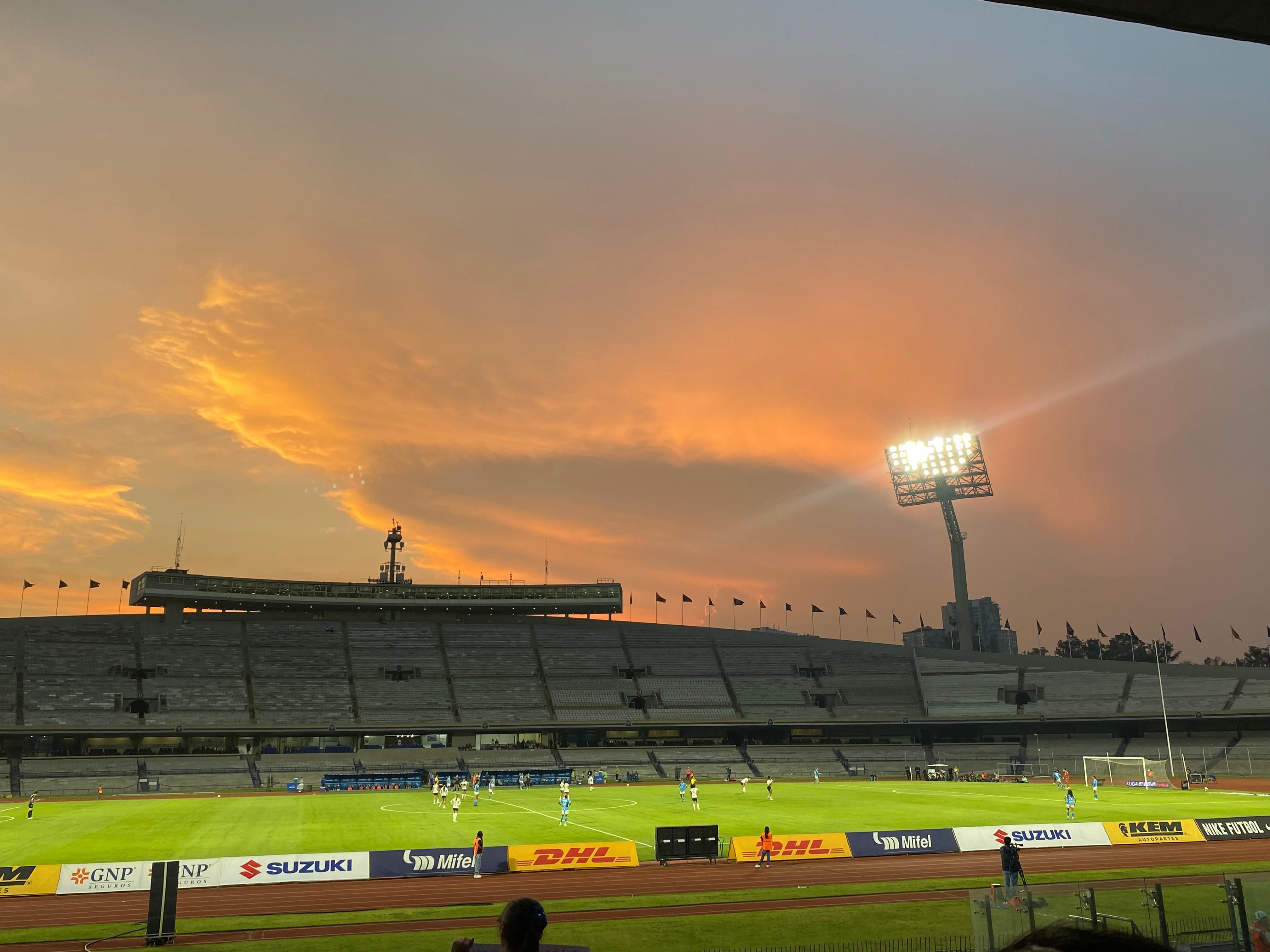 Estadio Olímpico Universitario, febrero de 2025; archivo, no muestra el partido de esta nota. Foto: EveCruz25 / Wikimedia Commons. CC BY-SA 4.0. Sin modificaciones.